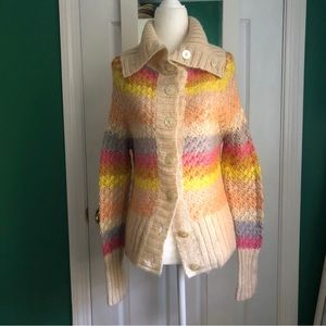 Free People Cardigan, Pastel Colors, Small